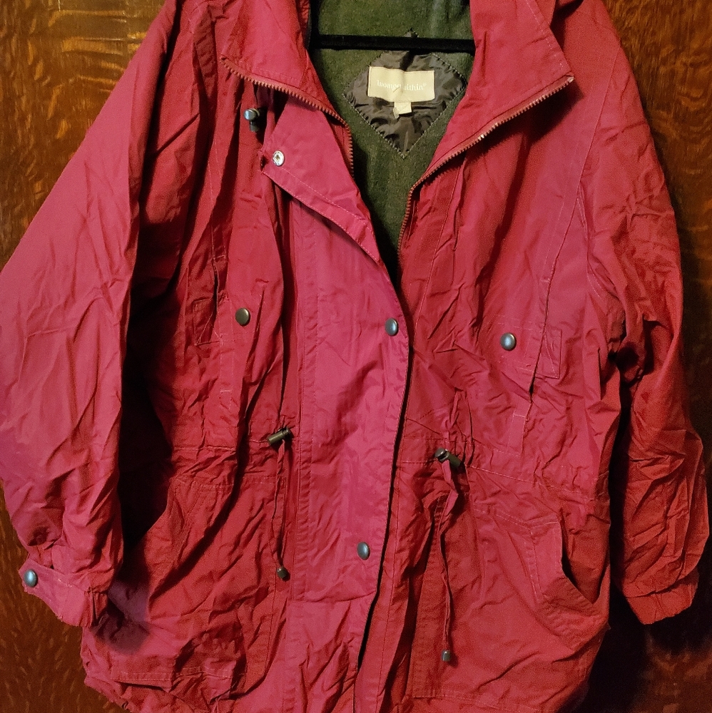 Womens Plus size Jacket with zip out lining